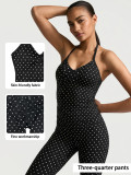 Women's Seamless Sports Running Fitness Two-Piece Set
