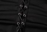 Women's Sexy Halter Neck Lace-Up Low Back Sleeveless Tank Top