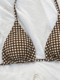 Women's Reversible Double-Sided Print Two-Piece Bikini Swimsuit