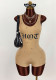 Women's Sexy Low Back Studded Strap Short Jumpsuit