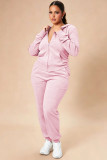 Women's Zip-Up Hoodie & Slim Fit Jogger Pants Two-Piece Set