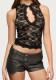 Women Summer Sexy See-Through Lace Tank Top