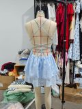 Women Backless Dress