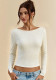 Women High Neck Summer Hollow-Out Knitting Short-Sleeve Top
