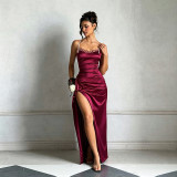 Women Summer Spaghetti Strap Formal Party Dress