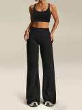 Women Summer Yoga Top and Pant Running Fitness Casual Two-Piece Set