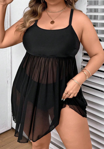 Plus Size Women Sexy Backless Swimwear