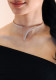 Women Full Rhinestone Diamond Open Necklace Tassel Rhinestone Necklace