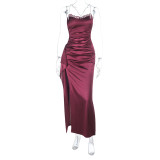 Women Summer Spaghetti Strap Formal Party Dress
