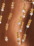 Women's Multi-Color Jewel Bra Chain Beaded Body Chain Top
