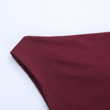 Summer Chic Slash Shoulder Mesh Ribbon Long Dress