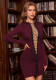 Women's Sexy Reversible Front & Back Lace-Up Cut-Out Bodycon Mini Dress