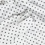 Women's Long Sleeve Polka Dot Jacket & Shorts Two-Piece Set