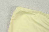 Women's Solid Halter Neck Strapless Ruffle Sleeveless Top