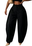 Career Casual Loose Wide-Leg Pants