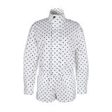 Women's Long Sleeve Polka Dot Jacket & Shorts Two-Piece Set