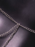 Women's Fashion Style Gemstone Patchwork Halter Neck Vest