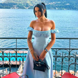 Women's Chic Puff Sleeve A-Line Dress