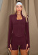 Women's Deep V Zip Long Sleeve Top & Tight Fitting Peach Hip Yoga Shorts Set
