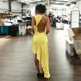 Women Summer Round Neck Short-Sleeve Dress