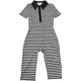 Women Autumn/Summer Turn-down Collar Sexy U-Neck Jumpsuit
