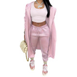 Women Autumn/Winter Three-Piece Vest Trousers and Jacket