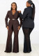 Women Blazer and Lace Trousers Two-Piece Set