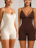 Women Lace Lace Sexy Basics Suspender Bodycon Bodysuit