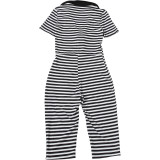 Women Autumn/Summer Turn-down Collar Sexy U-Neck Jumpsuit