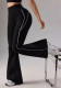 Women Color Block Yoga Bell Bottom Fitness Pants