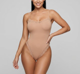 Women Lace Lace Sexy Basics Suspender Bodycon Bodysuit