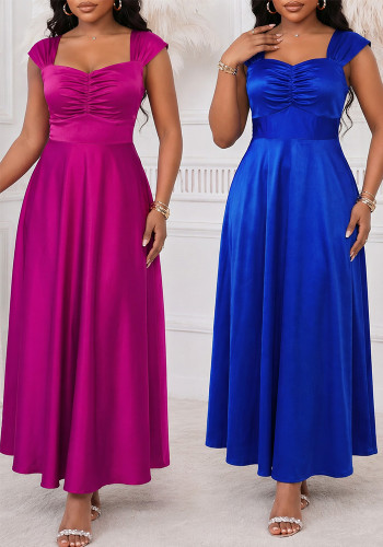 Solid Slim Waist Bodycon Dress for Women