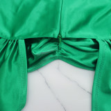 Solid Slim Waist Bodycon Dress for Women