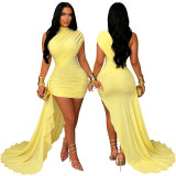 Women's Sexy Mesh Patchwork Ruched Bodycon Mini Dress