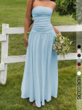 Women summer Strapless Holidays dress