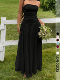 Women summer Strapless Holidays dress
