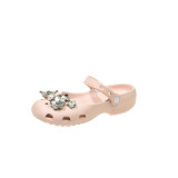 Women Sequined Flower Clogs