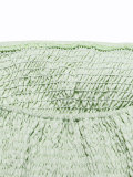 Women Summer Elegant Holidays Pleated Strapless Patchwork Dress