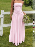 Women summer Strapless Holidays dress