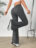 Women Stretchy Bell Bottom Trousers