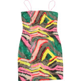 Women summer sexy sequined halter bodycon dress