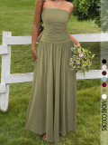 Women summer Strapless Holidays dress