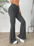Women Stretchy Bell Bottom Trousers