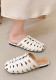 Women Hollow-Out Hip-Up Closed-Toe Sandals