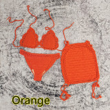 3-Piece Crochet Bikini Set with Mini Skirt