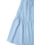 Women's Casual Holiday Smocked Slim Waist Puff Sleeve Crop Top & Ruffle Pants Set