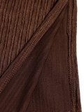 Women's Career Solid Textured Slash Shoulder Bat Sleeve Wide Leg Pants Casual Two-Piece Set