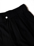 Summer Women's Career Sleeveless Button Front Blazer Vest & Wide Leg Pants Casual Two-Piece Set