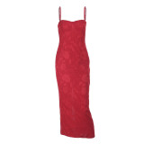 Women Sexy Backless Strap Dress