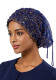 Women's Beaded Embroidered Lace Tassel Headwrap Cap